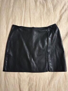 Black Mini Skirt by Reset